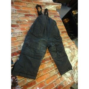 Climate control 3T black cold weather snow overalls jumpsuit wind water childs